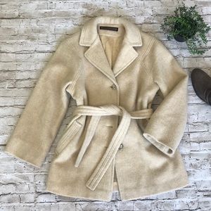 MACKINTOSH Women's Tan VINTAGE Pea Coat SZ 10